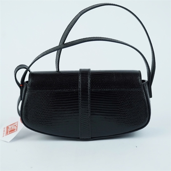 Túi Celine kẹp nách đen sz19 KG+