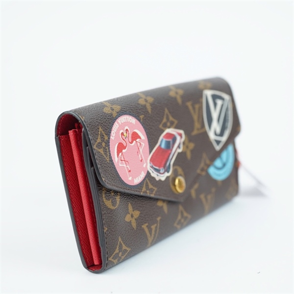 Ví LV hoa nâu in hình oto (LT) KG+