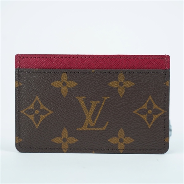 Ví LV hoa nâu ngắn đựng thẻ (LT) KG+