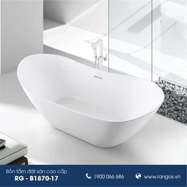 BỒN TẮM ĐẶT SÀN CAO CẤP RANGOS RG-B1870-17