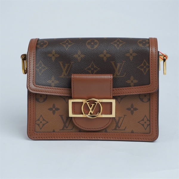 Túi LV Dauphine hoa nâu (CA0270) sz19 (BQ) KG+
