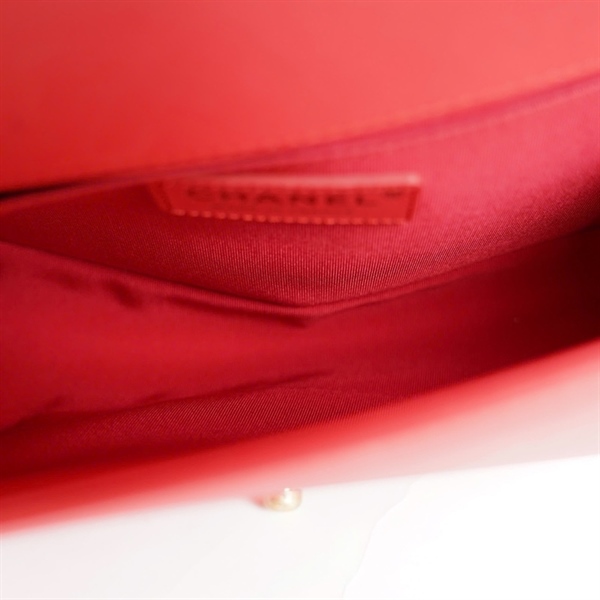 Túi Chanel Boy đỏ (29178682) sz25 (BMC) KG+