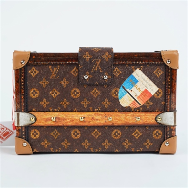 Túi LV Trunk hoa nâu (PL2158) sz20 (BMC) KG+