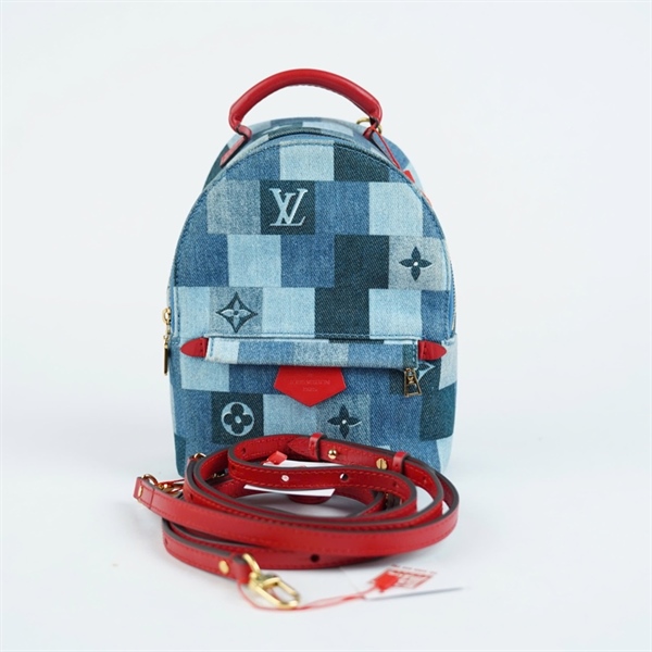 Balo LV xanh 2 strap (BMC) KG+