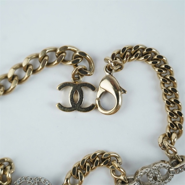 Dây chuyền Chanel bạc (BQ) KG+