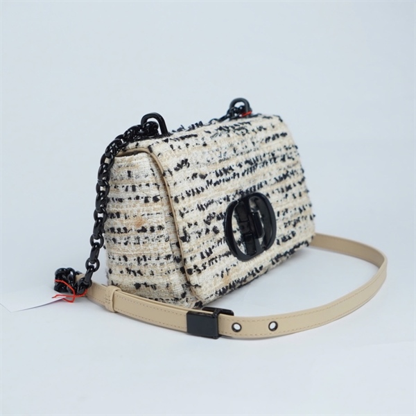 Túi Dior đeo chéo trắng họa tiết (05-RU-0292) sz20 (BQ) KG+