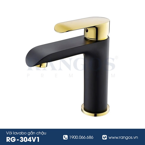 Bộ vòi lavabo gắn chậu Rangos RG-304V1