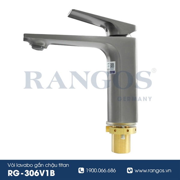 Bộ vòi lavabo gắn chậu Rangos RG-306V1B
