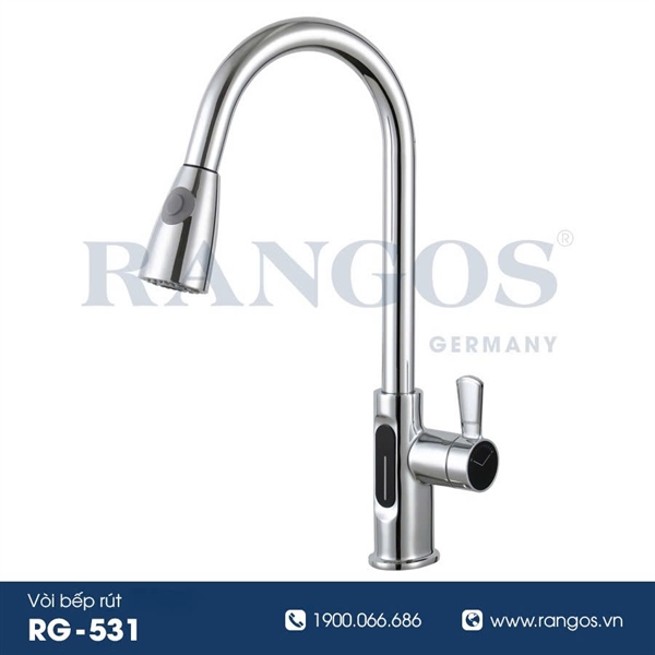 Vòi rửa bát rút nóng lạnh RG-531