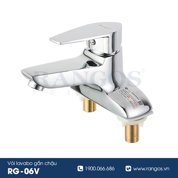 Bộ vòi lavabo gắn chậu Rangos RG-06V