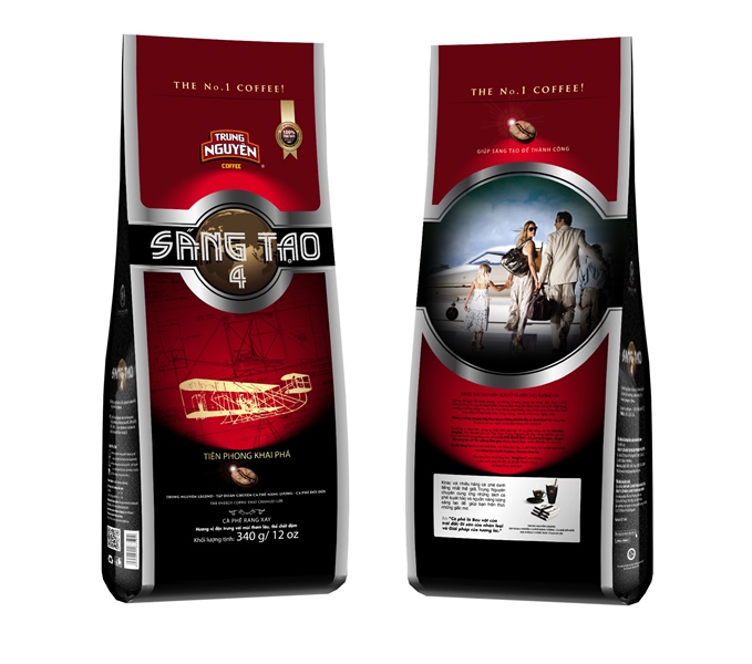 Sáng tạo 4 - 340gr - 50% Robusta - 50% Arabica - Ground Coffee
