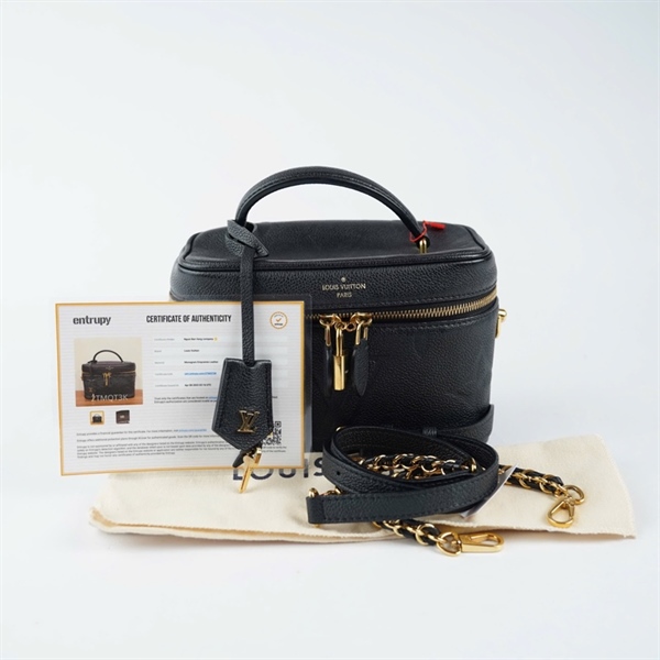 Túi LV Vanity đen sz19 (PN) KG+