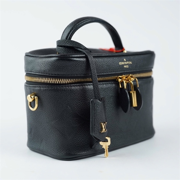 Túi LV Vanity đen sz19 (PN) KG+