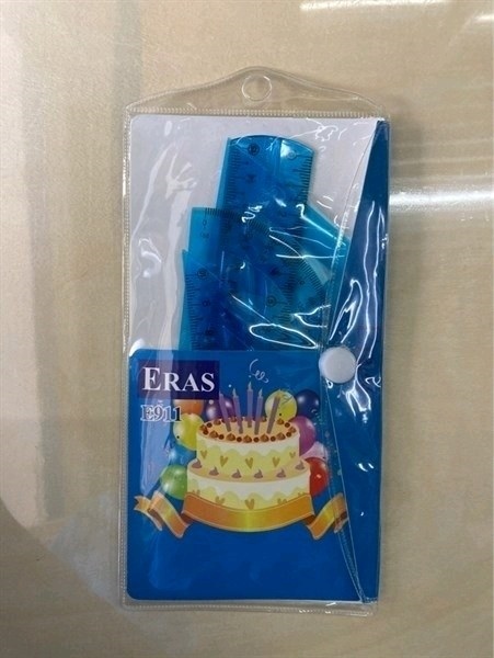 Bộ eke dẻo eras 4 món 15CM E911 dẻo