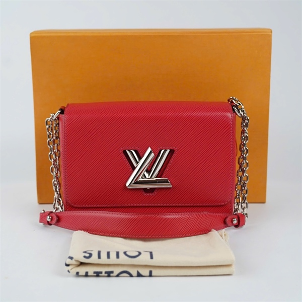 Túi LV Twist đỏ kèm gương (SR1145) sz23 KG+