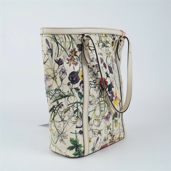 Túi GG Tote in hoa lá (336777-204900) sz36 (A-T) KG+