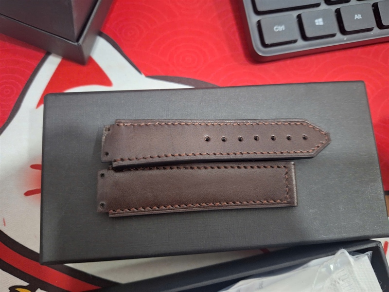 Dây đồng hồ nâu +