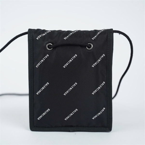 Túi Balenciaga đeo chéo đen (532298-1060-X-527277) sz14 (TH) KG+