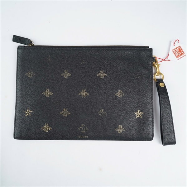 Túi GG Clutch đen hình con ong sz30 (TH) KG+