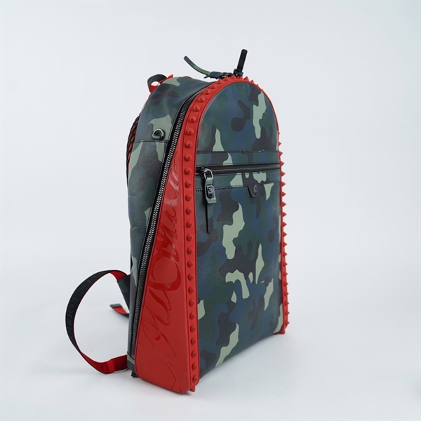 Balo Louboutin xanh lính (TH) KG+