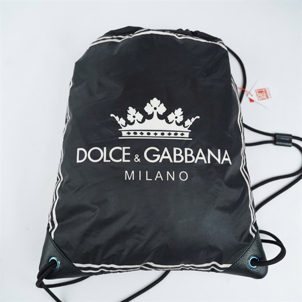 Balo D&G dây rút đen (TH) KG+