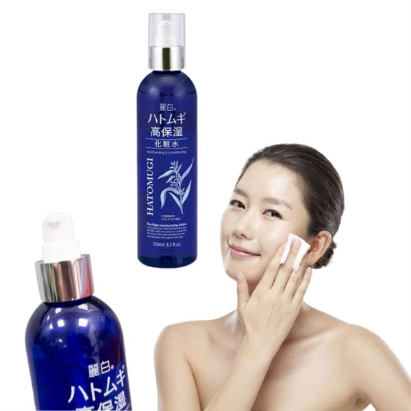 Nước hoa hồng Hatomugi dưỡng trắng và dưỡng ẩm cao 250ml