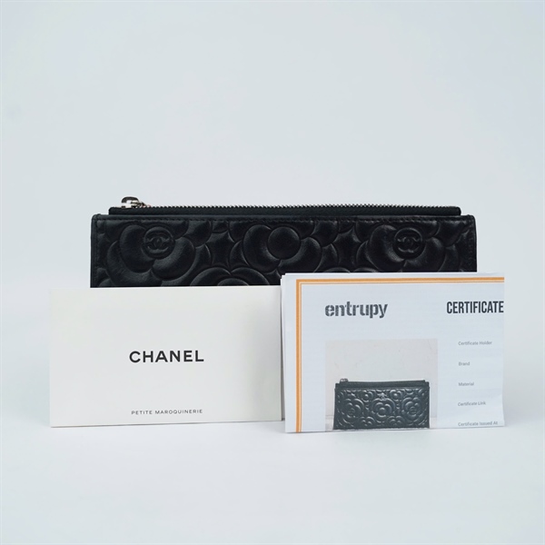 Ví Chanel đen hoa hồng (27342351) +