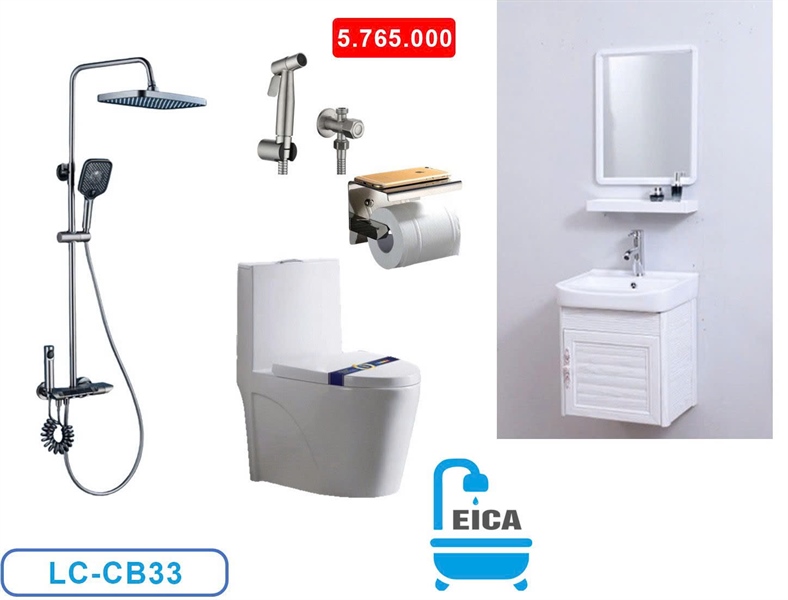 Combo XXXIII - Bộ thiết bị vệ sinh LEICA cao cấp