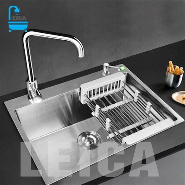 Bồn Chén Đơn LEICA LC-6045 Inox SUS304