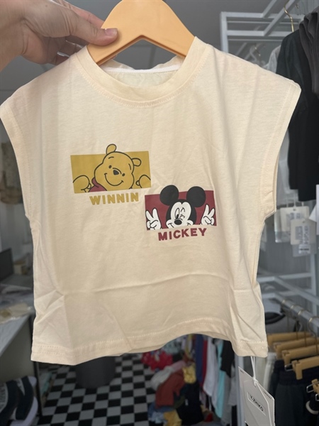 Áo Ba Lỗ Gấu Pooh&Mickey (5-13)