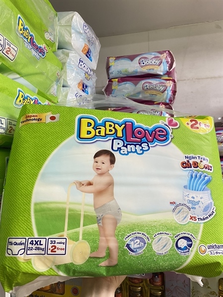 Tã quần Babylove 4XL 33+2 (22-28kg)