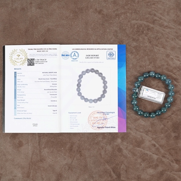Vòng lam băng Gua 20 hạt ly10-9.94 (557283) KG+