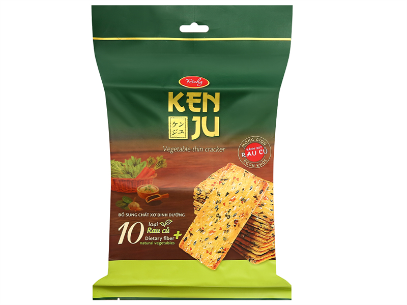 Bánh Richy Kenju rau củ gói 192g