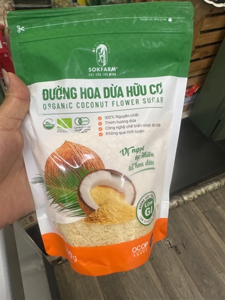 Đường Hoa dừa hữu cơ túi 300GR
