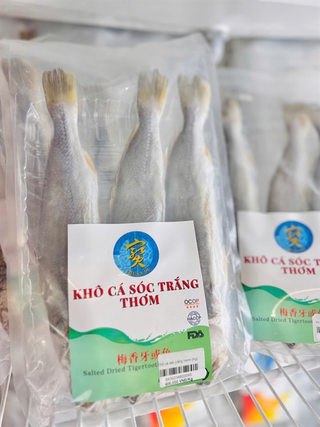 Khô cá sóc trắng thơm - size S