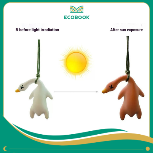 Vịt Quay Đổi Màu Phụ Kiện Dễ Thương Cảnh Báo Bức Xạ Mặt Trời Vịt Quay Đổi Màu Phụ Kiện Dễ Thương Cảnh Báo Bức Xạ Mặt Trời