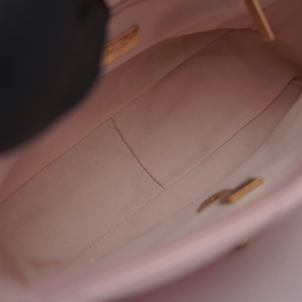 Túi Chanel C19 hồng nude (UJLG8UCC ) sz25 (BQ) KG+