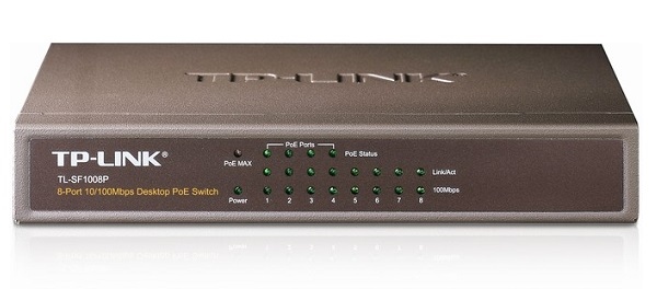 Switch 8 cổng 10/100Mbps với 4 cổng PoE TP-LINK TL-SF1008LP