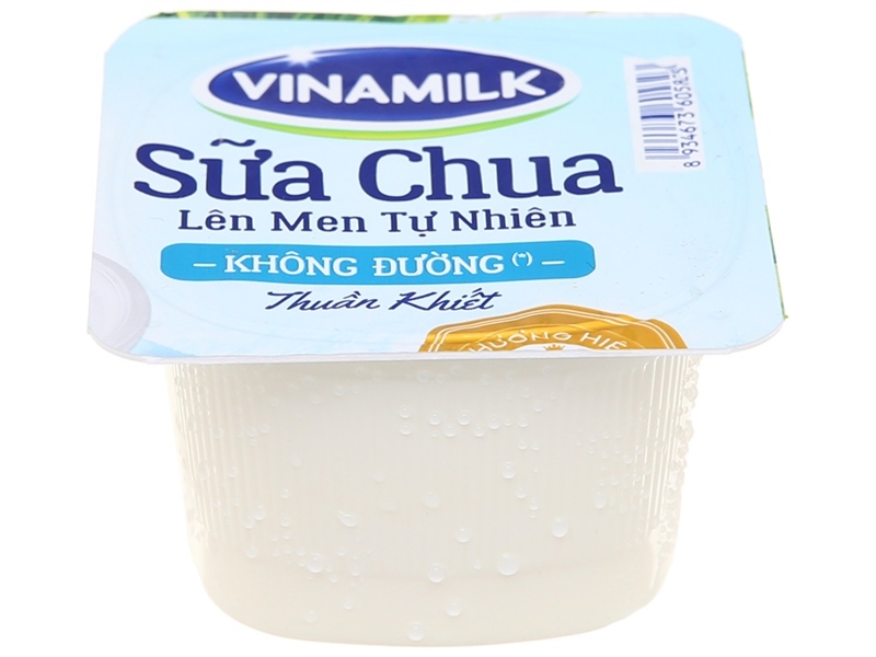 Sữa chua không đường Vinamilk lốc 4 hộp 100g