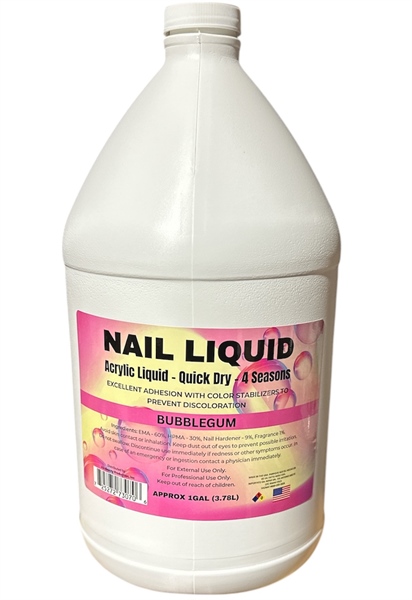 BUBBLEGUM Liquid For Nails 1 gal