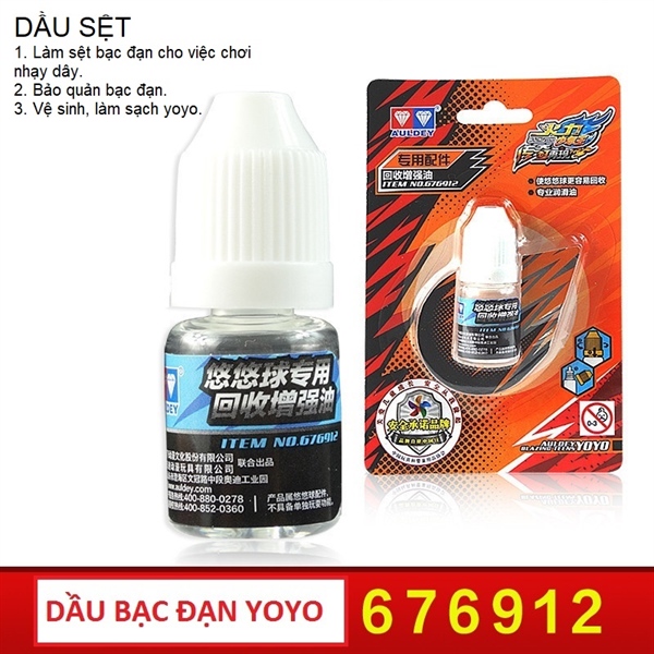 676912-QC PHỤ KIỆN YOYO, DẦU YOYO HÃNG AULDEY NHÃN XANH DƯƠNG