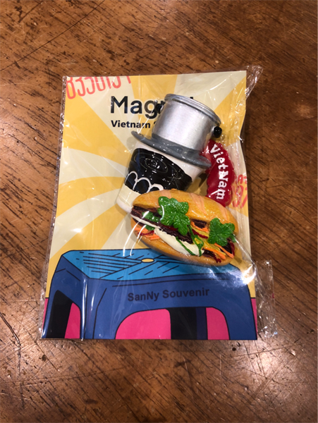 SA Nam châm Cafe bánh mì Việt Nam Resin