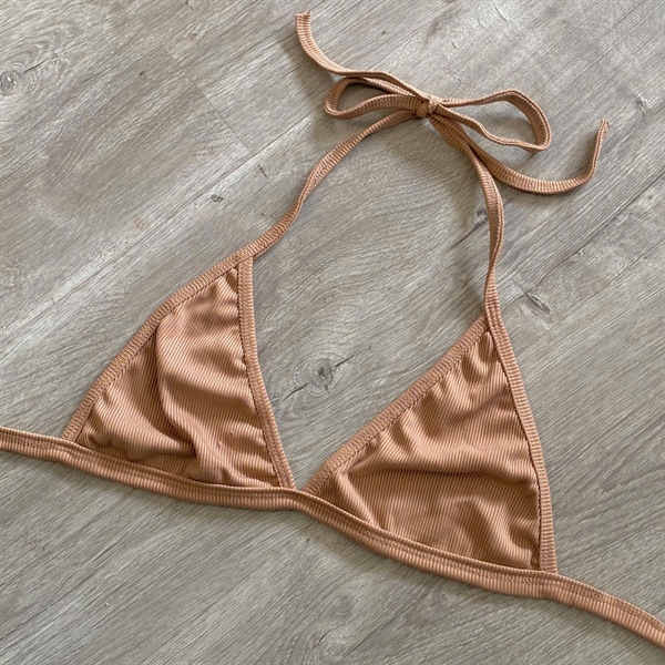 TWENTI Áo Bra Cột Dây - NÂU