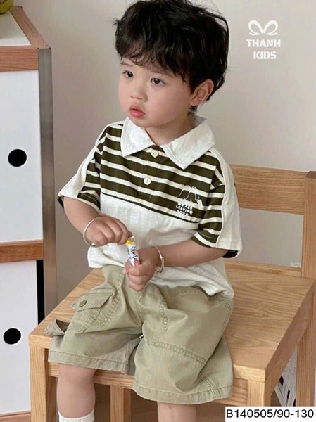 Bộ BT POLO sọc ngang (90-130)