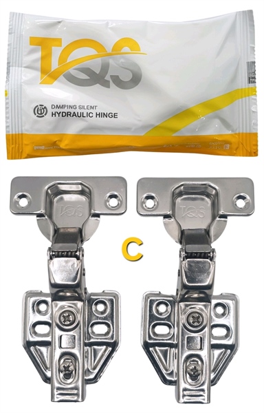 Bản lề inox - Cong nhiều (C)