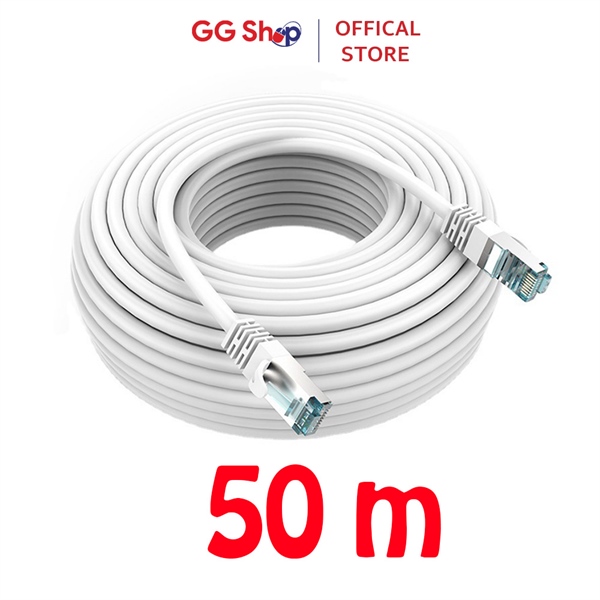 Dây Mạng CAT 6E Trắng 50m