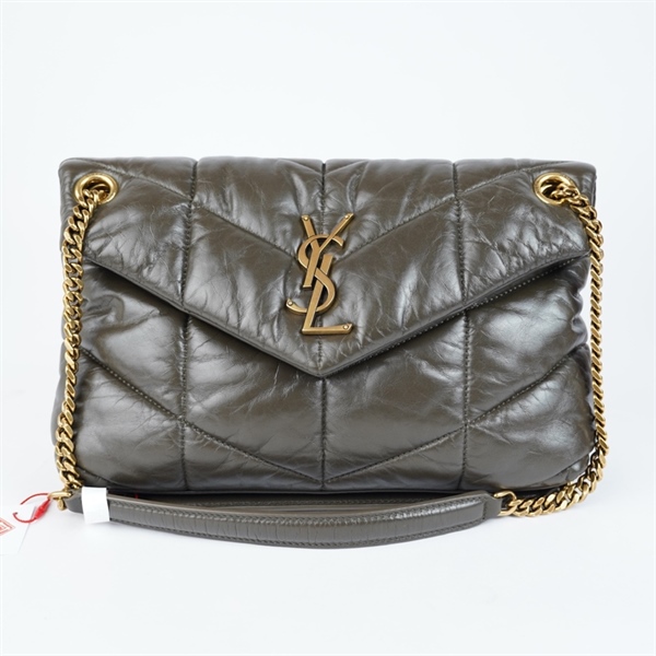 Túi YSL LouLou xanh đen (PMR577476-1023) sz27 (A-T) KG+