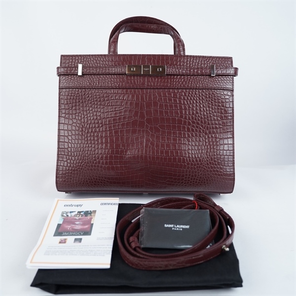 Túi YSL handle tím (GAB.568702.0419) sz31 (A-T) KG+