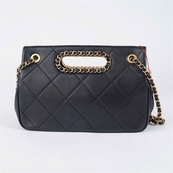 Túi Chanel Handle màu đen (29554587) sz26 (BQ) KG+