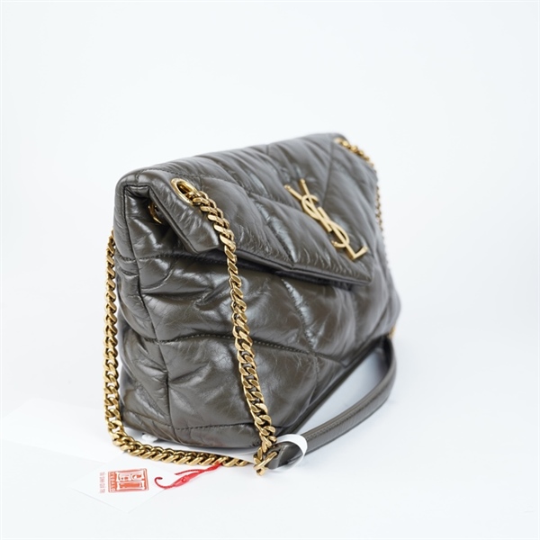 Túi YSL LouLou xanh đen (PMR577476-1023) sz27 (A-T) KG+